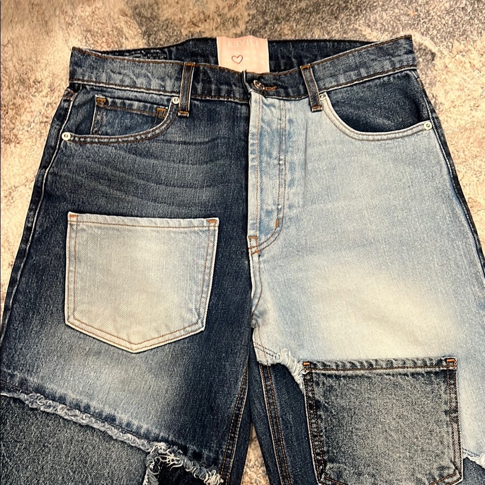 REVICE Two-Tone Blue Jeans